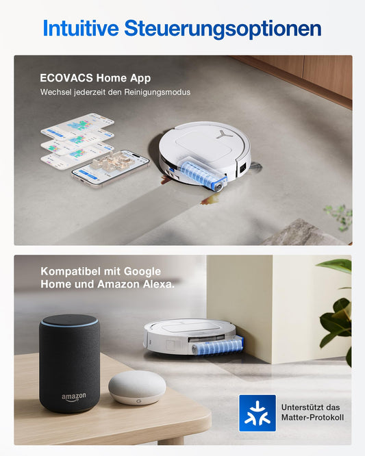 ECOVACS DEEBOT T80 Omni Saugroboter mit Wischfunktion